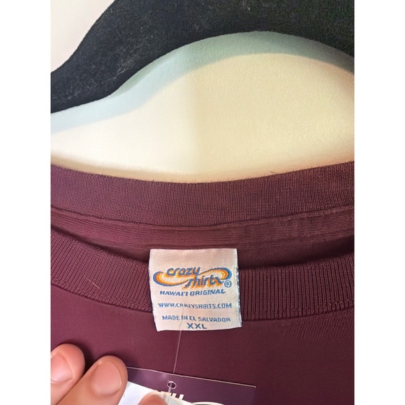 Crazy Shirts Mens XXL Long Sleeve Hawaii Volcano Lava Ocean Graphic T Shirt - Picture 6 of 7